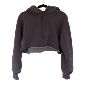 TNA for ARITZIA | rough edge cropped hoodie
